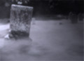 Pic of spooky gravestones in mist